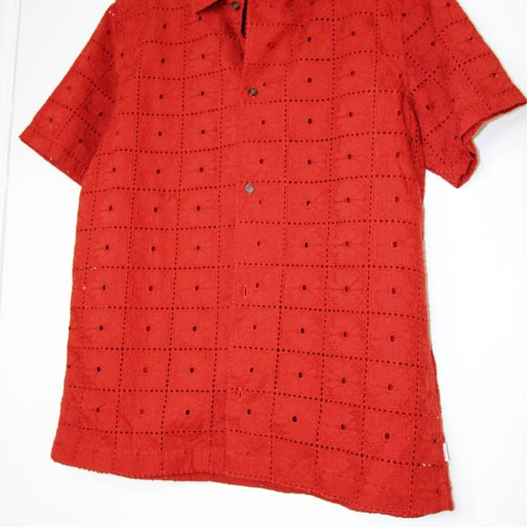 BNWT SS25 LES DEUX HECTOR ANGLAISE SS SHIRT S - Picture 6 of 13